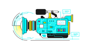Illustration of a video camera