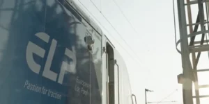 train with the ELP sign on it