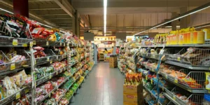Photo of a supermarket aisle