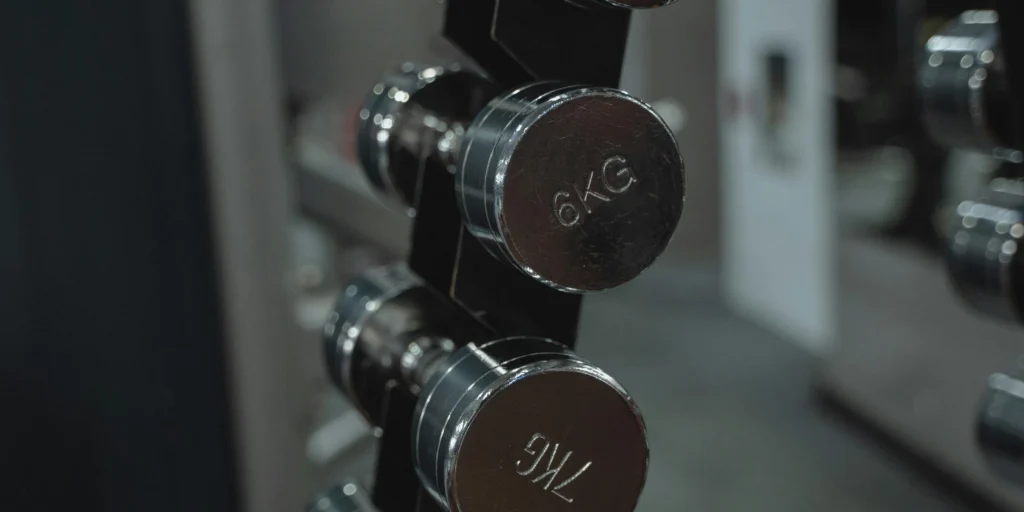 Photo of 6kg and 7 kg dumbells