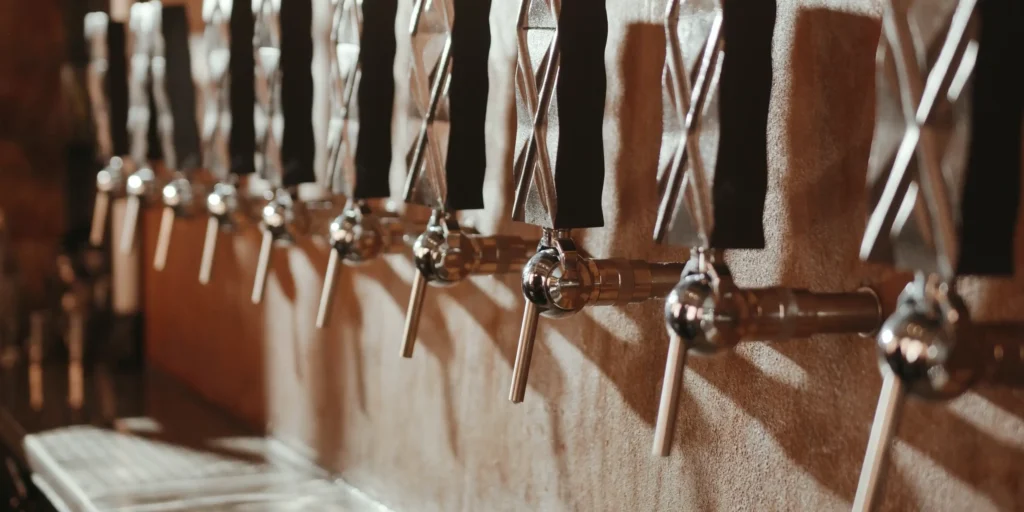 beer bar handles