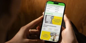 Phone showing Praxis app