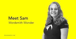 Meet Sam, our creative word whisperer