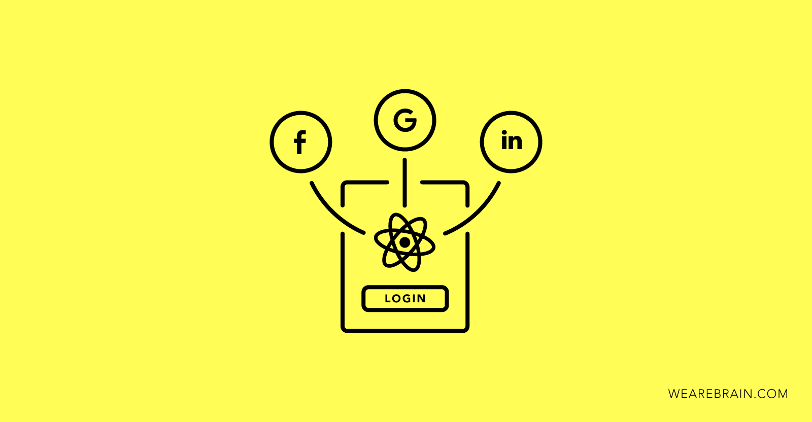 React client-side authentication with Facebook, LinkedIn and Google
