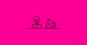 Decorative illustration of a lightbulb