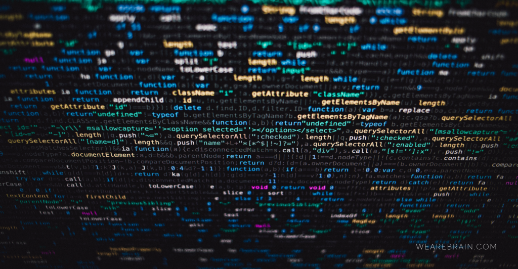 Picture of frontend code