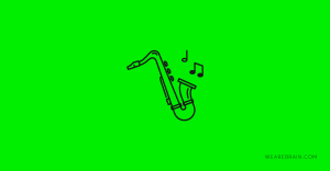 Icon of a saxophone
