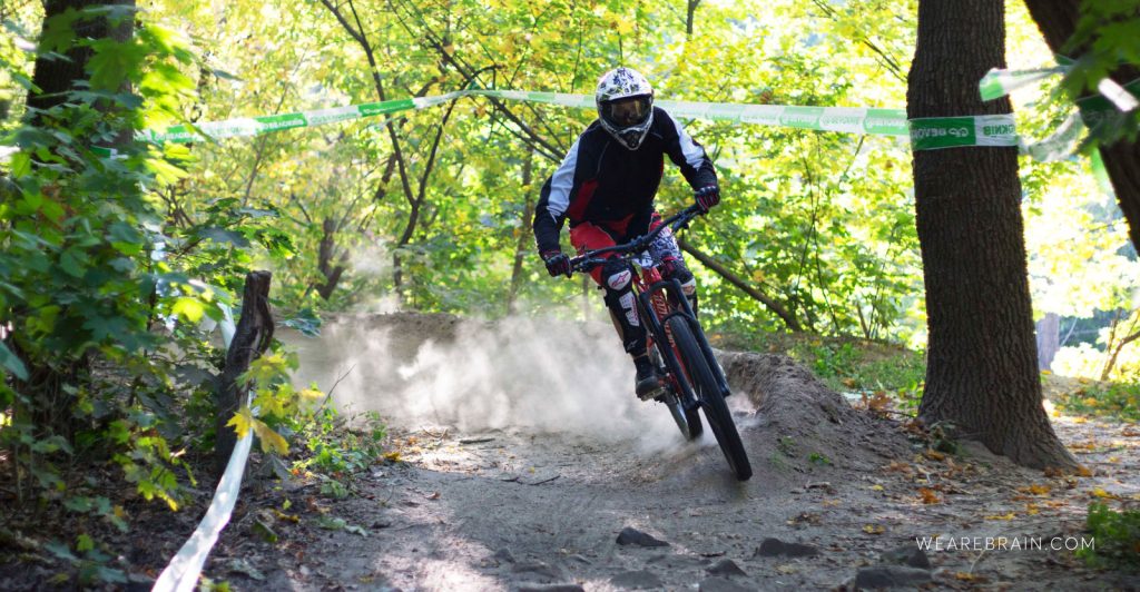 Mountain bike rider
