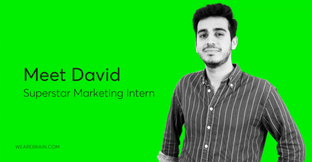 David, WeAreBrain team member