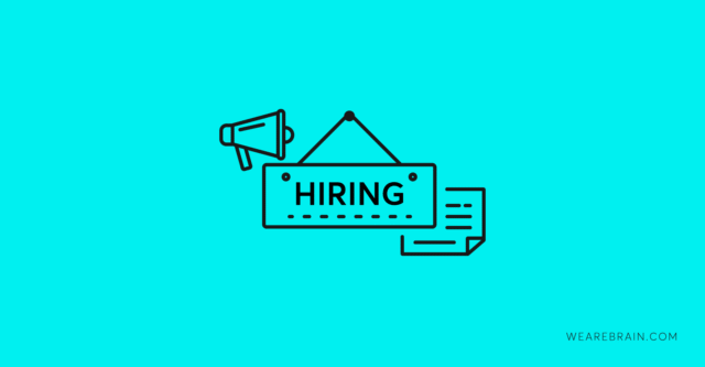 Icon of a 'Hiring' sign