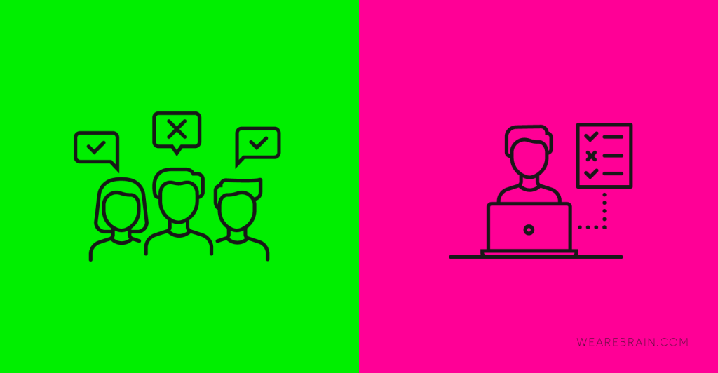 The difference between user and usability testing - WeAreBrain