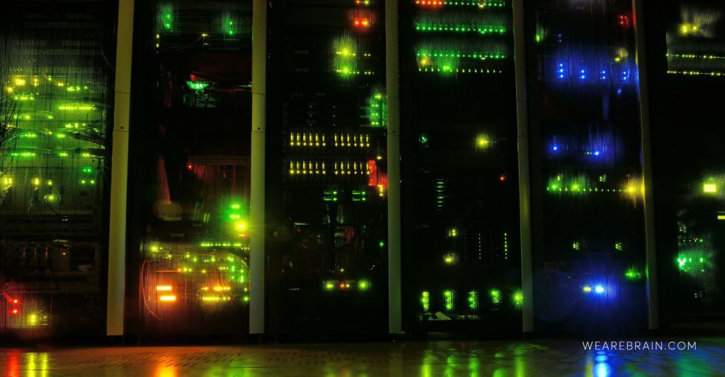 Photograph of a data centre