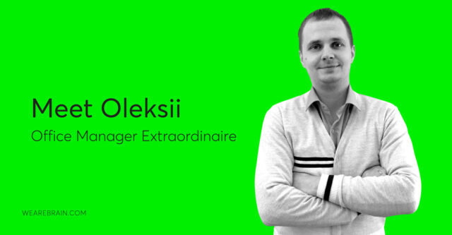 Oleksii, WeAreBrain team member