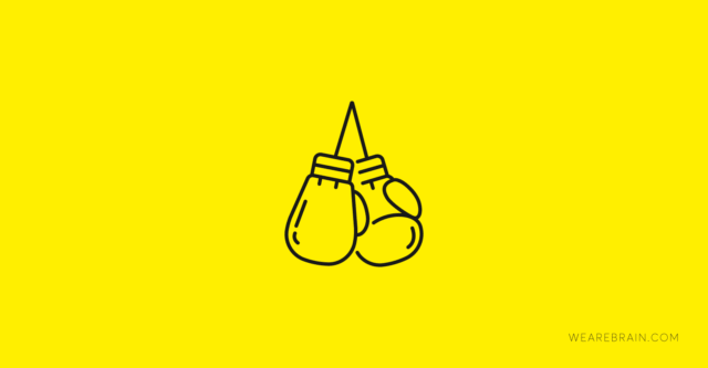 Boxing gloves icon