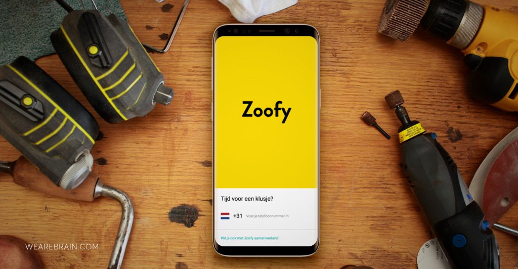 Mobile app mock up