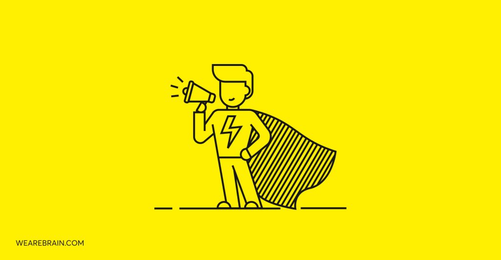 Illustration of a superhero