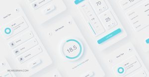 Neumorphism interfaces