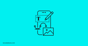 Decorative icon illustration about mobile design