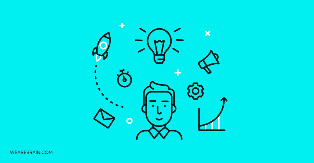 Icon illustration about entrepreneurship