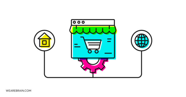 Icon illustration about ecommerce