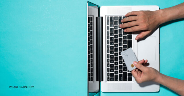 Photo of a person using a laptop