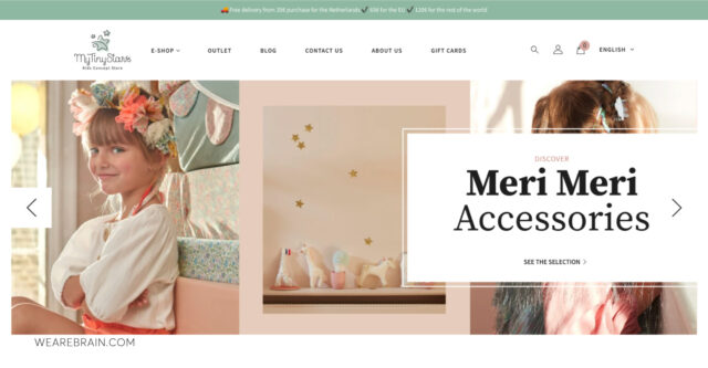 Screenshot of a website