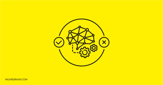 Icon illustration of a brain