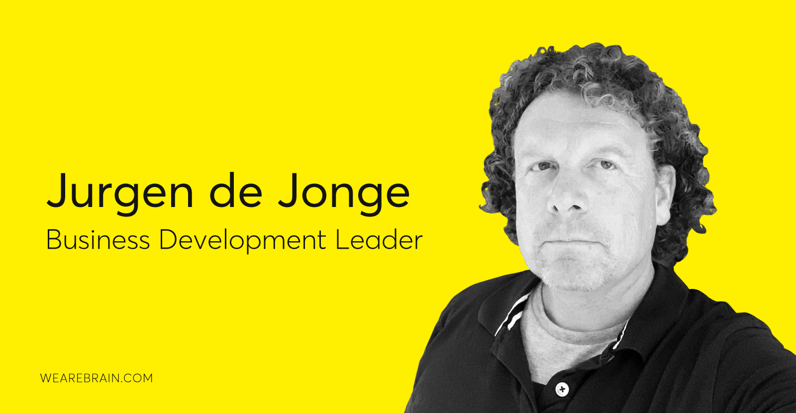 Introducing Jurgen, our Business Development Leader bringing ideas to the table