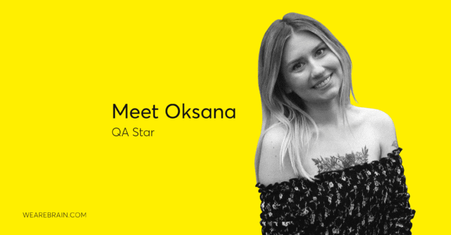 Meet Oksana, our colourful QA star