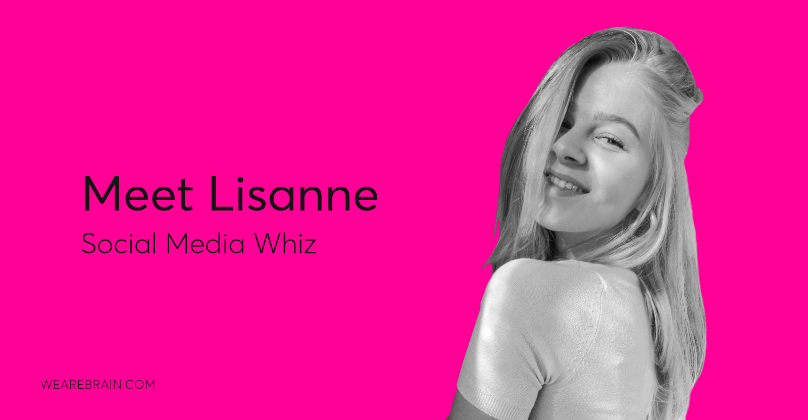 Meet Lisanne, our savvy social media whiz