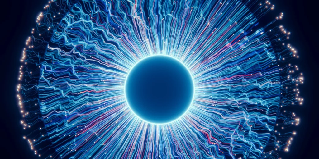 Data abstract image