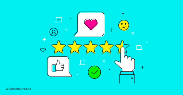 Illustration about user reviews