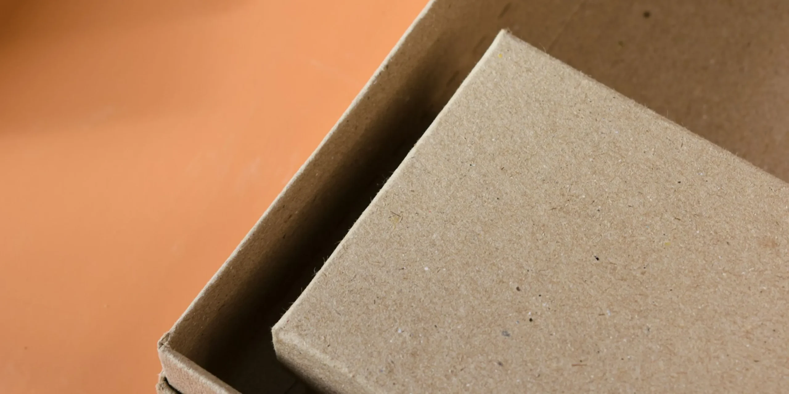 Close-up of a shipping box