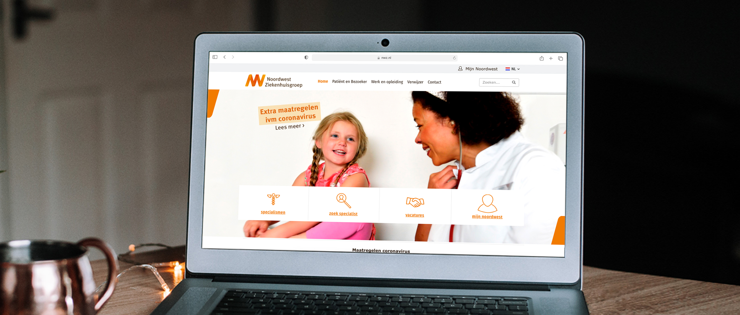 Screenshot Noordwest Ziekenhuis