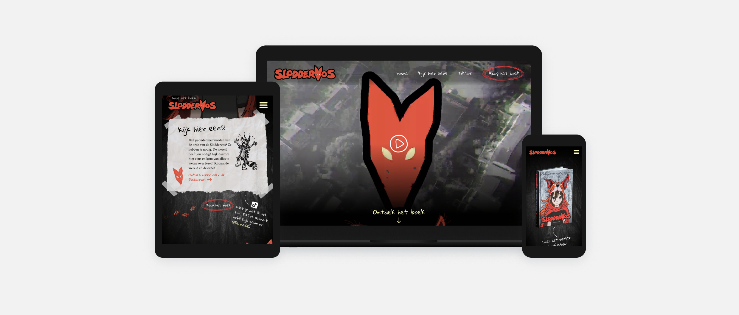 Slodder website on multiple devices