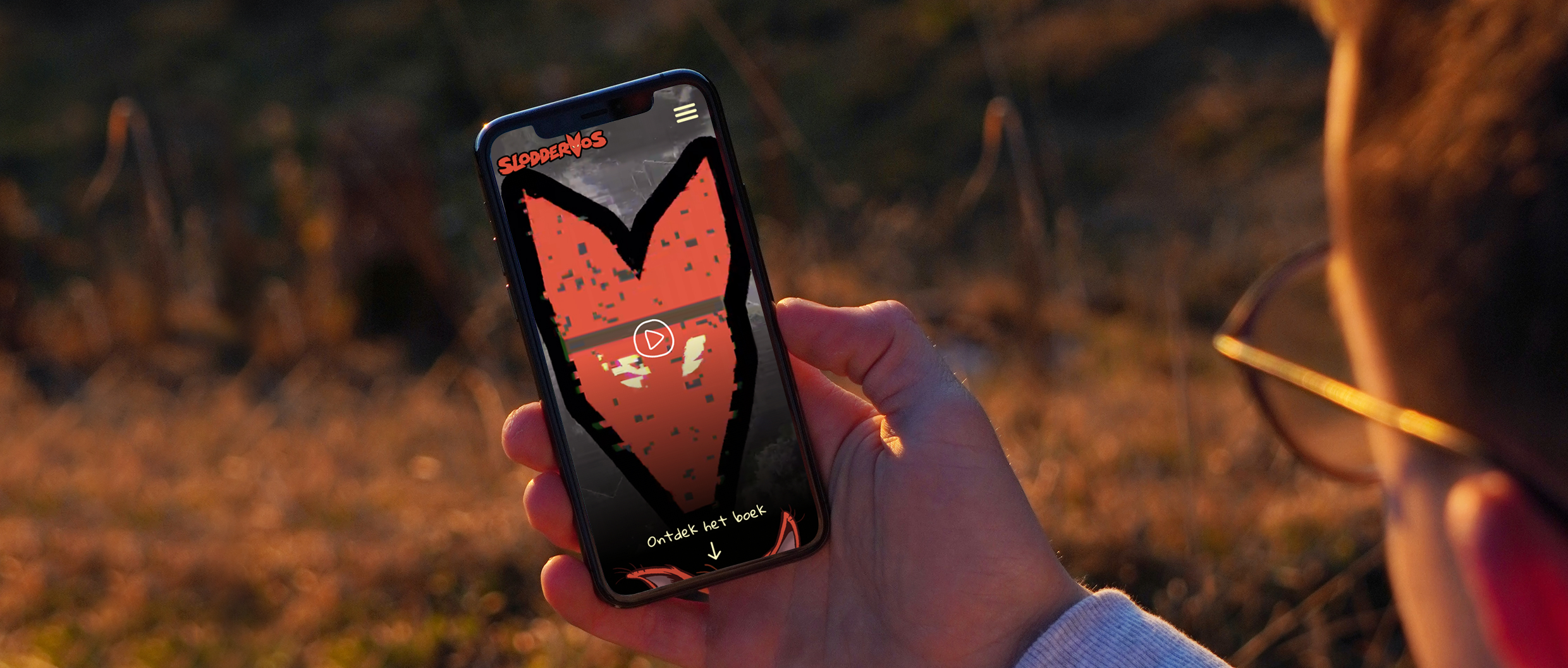 Sloddervos website on mobile