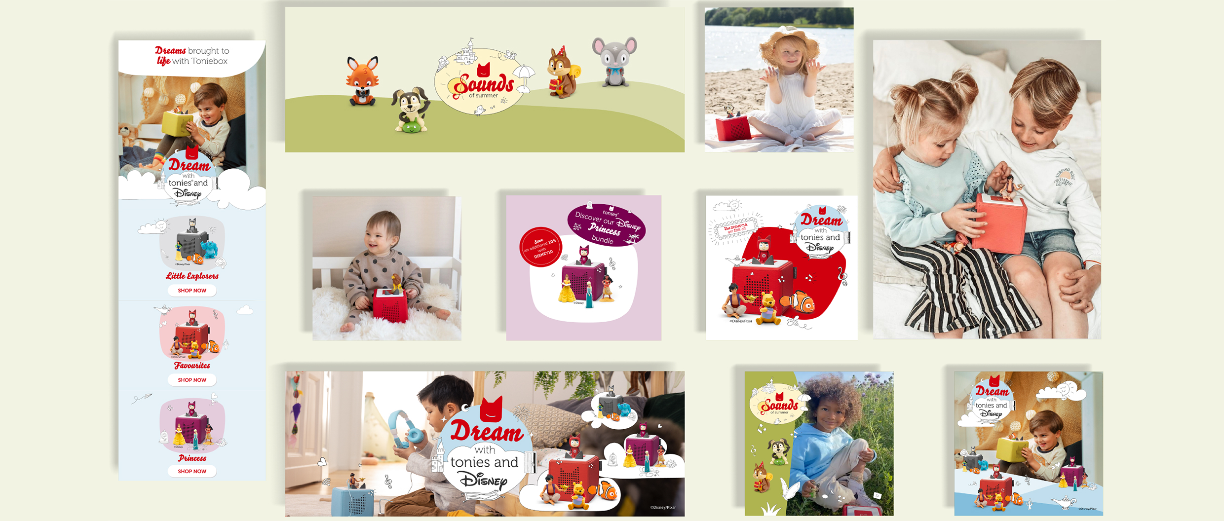 Social content examples for Tonies