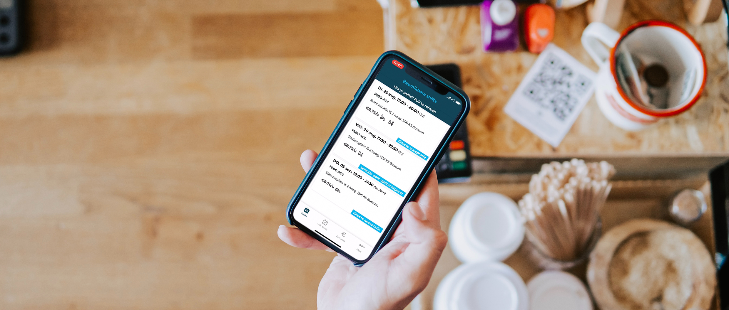 Mockup of ishipit app