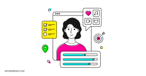 Illustration of a customer persona