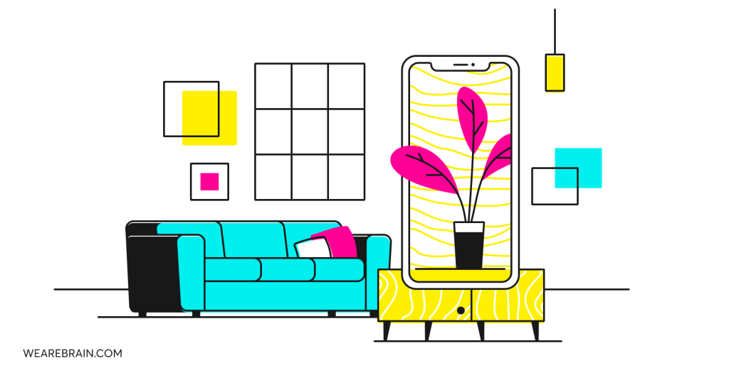 Illustration about augmented reality