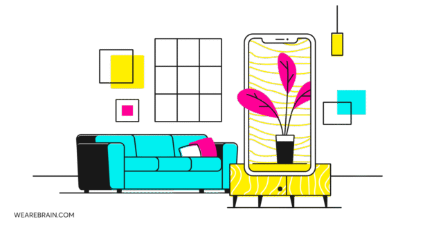 Illustration about augmented reality