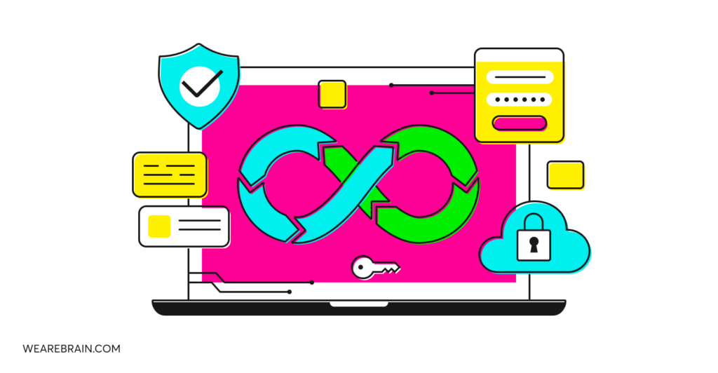 DevOps security illustration