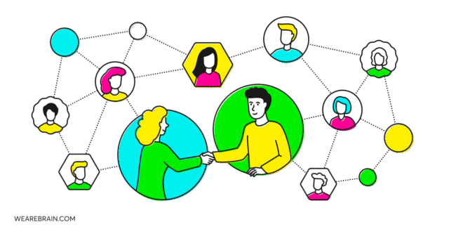 Networking illustration