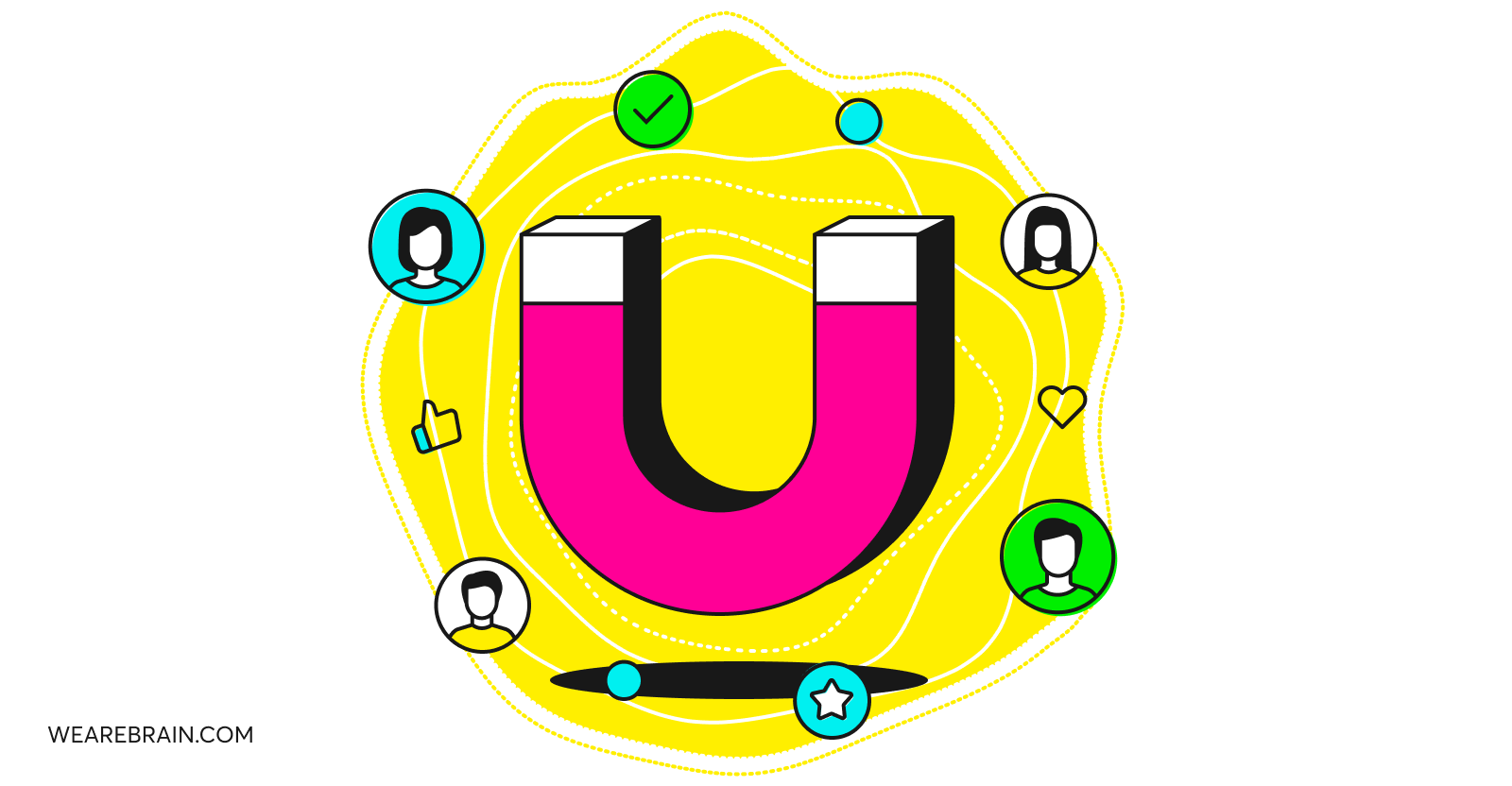 Magnet illustration