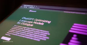 Screen displaying Chat GPT page