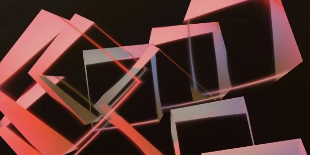 Abtract composition with squares