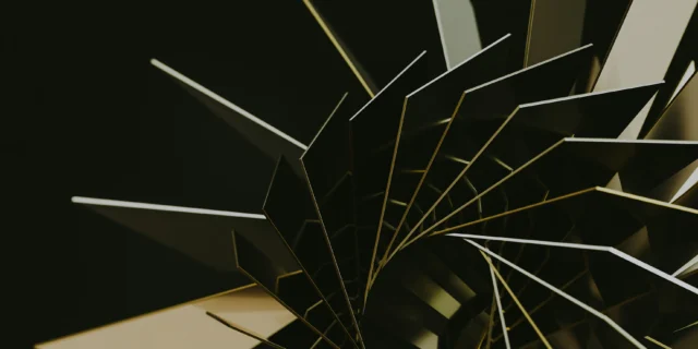 Abstract image of planks rotating