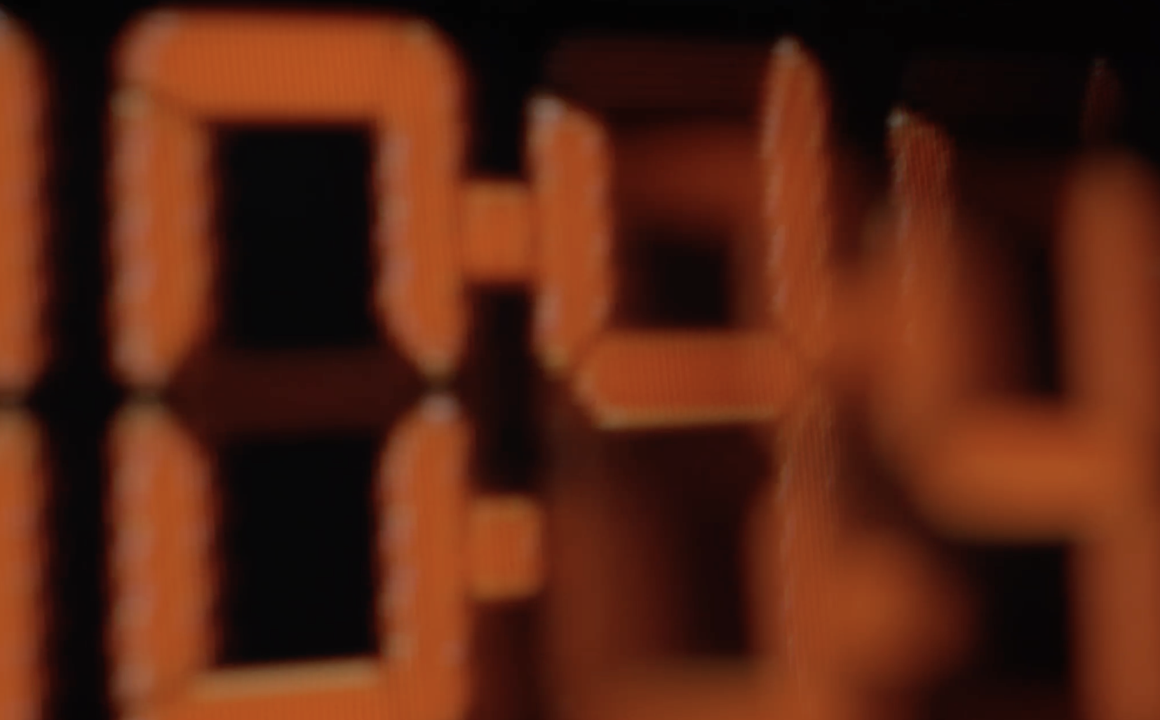 close up of a digital clock