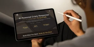 Offline AI prototype for crisis response, built for Crisis Cognition