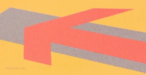 Abstract floor image with an arrow on i t